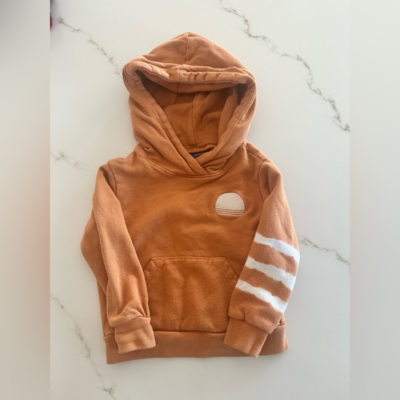 Tiny Whales Rust Hoodie & Jogger Set (6–12M) - Picture 2 of 7